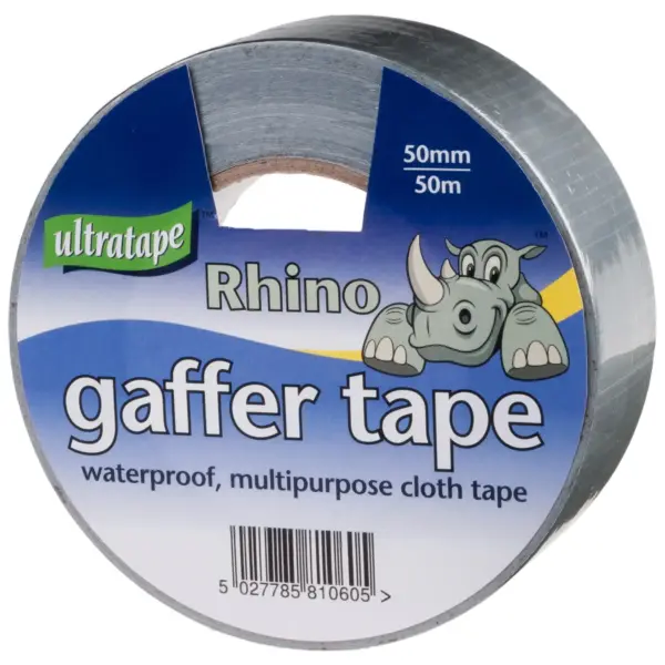 UltraTape Rhino Silver Gaffer Tape 50mm x 50m