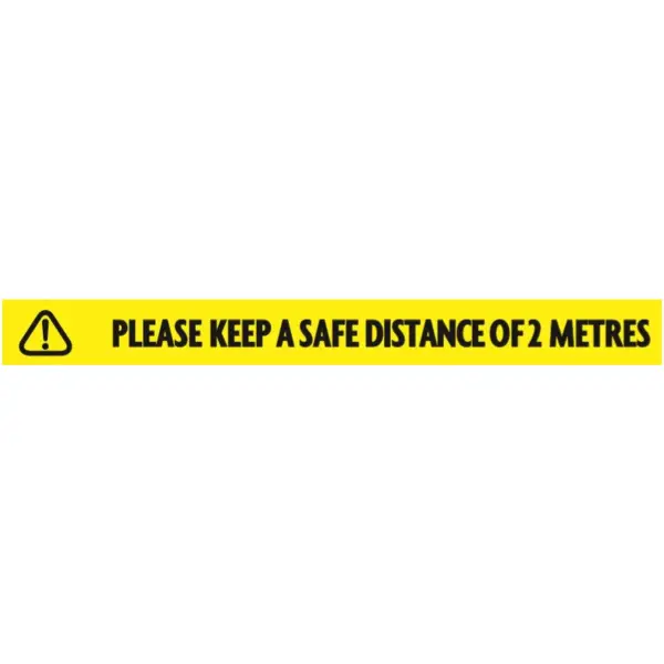Please Keep A Safe Distance Tape 48mm x 33m