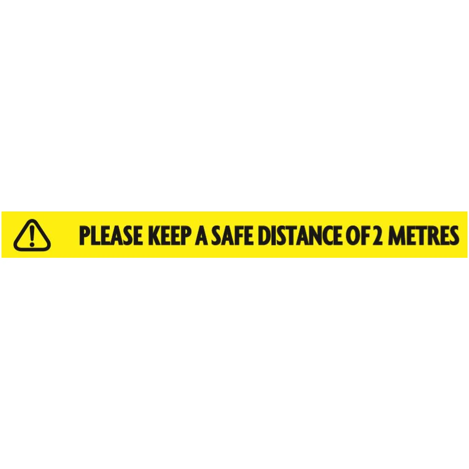 Please Keep A Safe Distance Tape 48mm x 33m