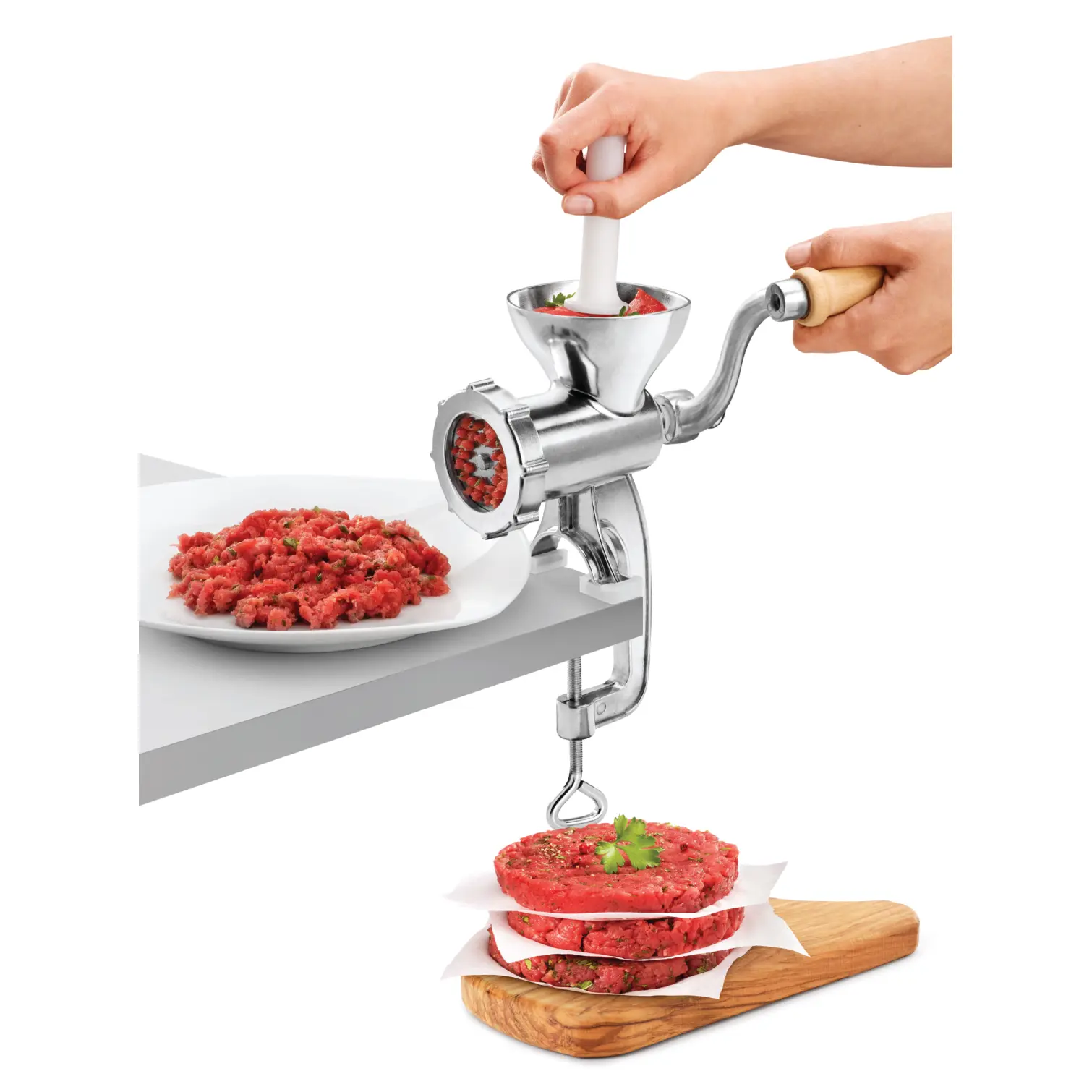 Metaltex Jack 3 in 1 Versatile Meat Mincer