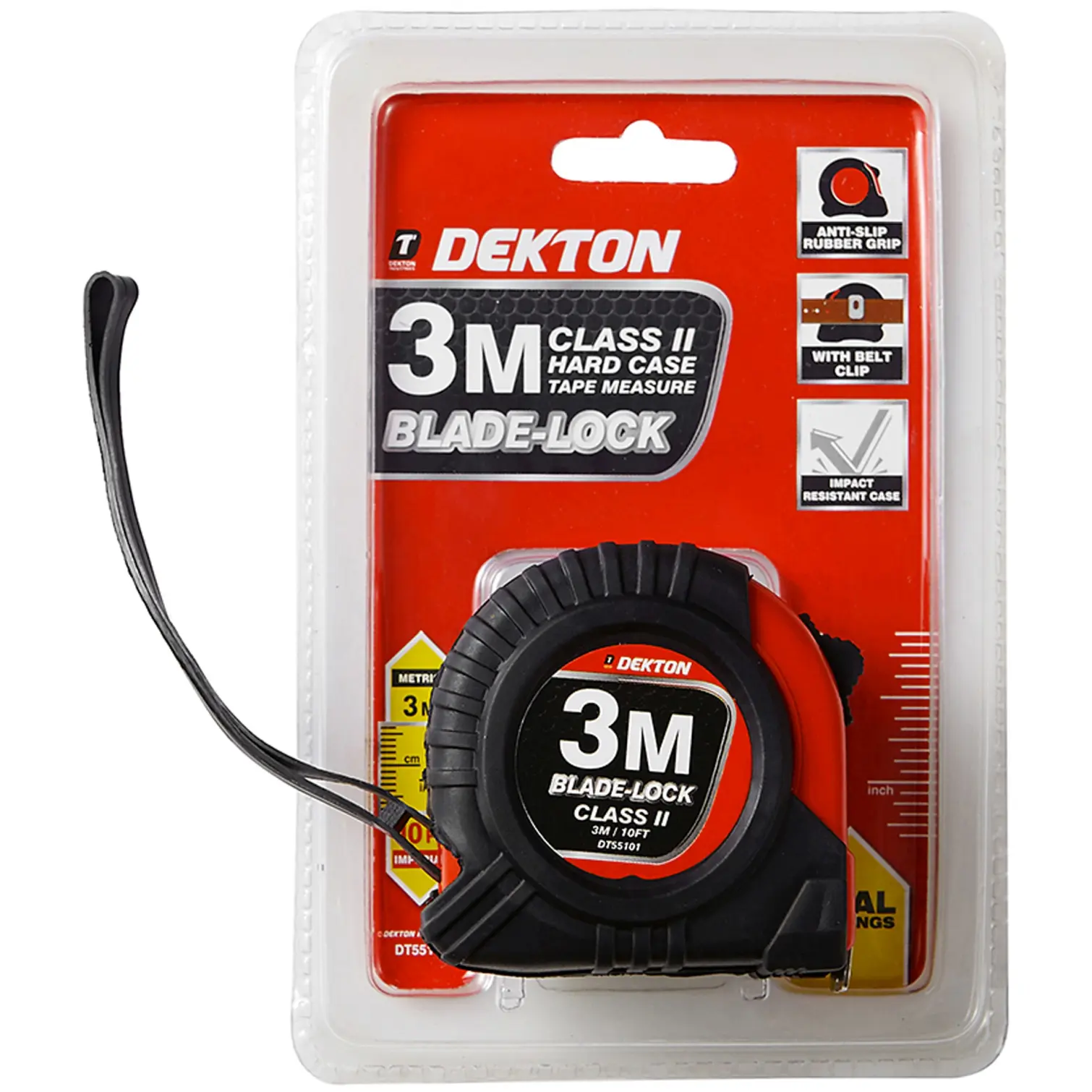 AVN0140_2 Dekton Blade Lock Tape Measure 3m