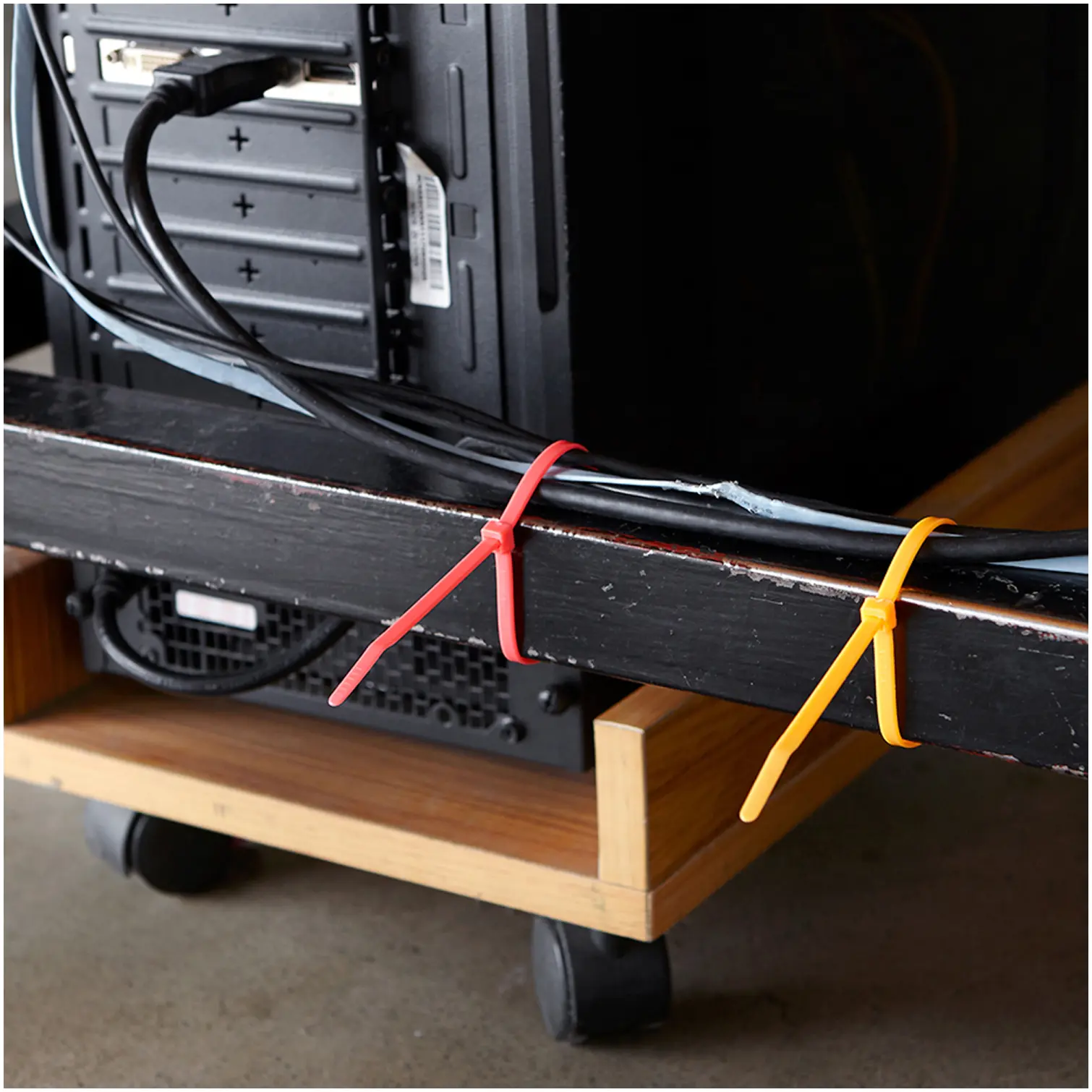 Dekton High Vis Cable Ties pack of 50