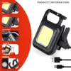 AVN0252_3 Dekton Rechargeable Keychain COB Light