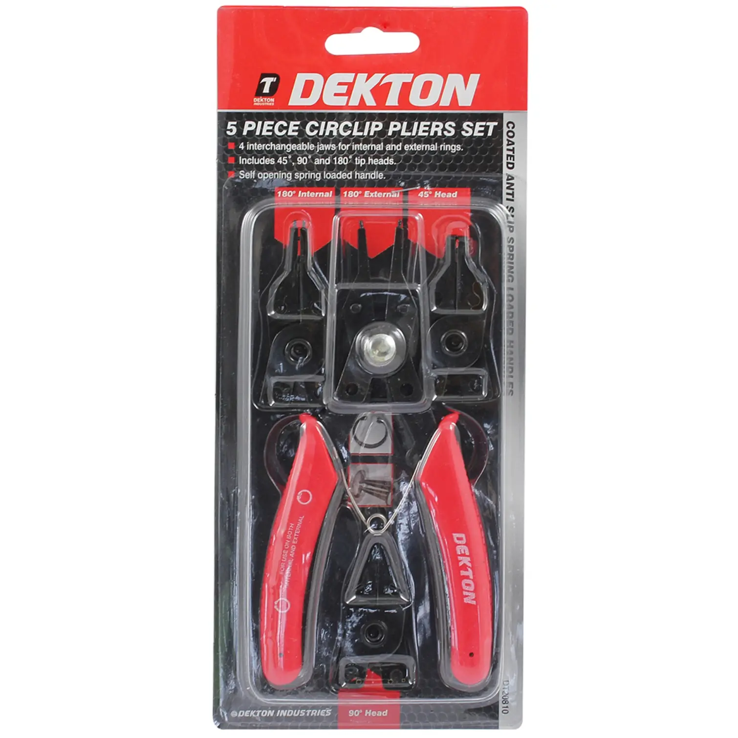 Dekton 5 Piece Circlip Plier Set