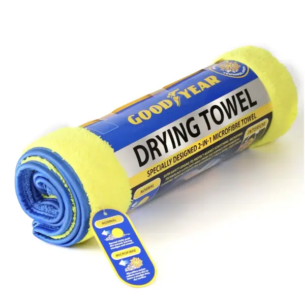 AVN0380 Goodyear Microfibre Drying Towel 2 in 1