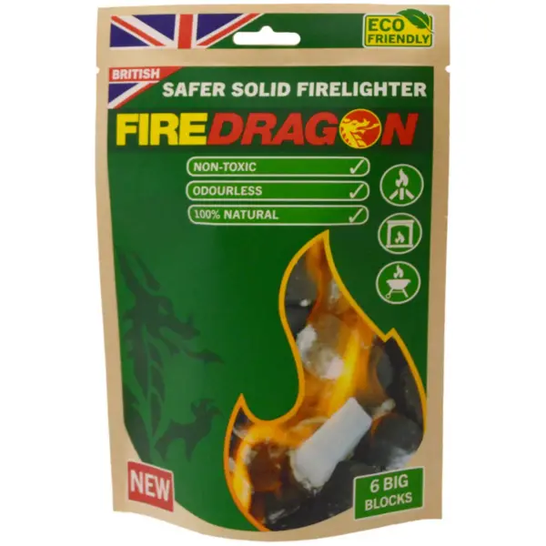 Fire Dragon Eco Firelighters Pack of 6