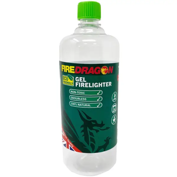 Fire Dragon Non Toxic Gel Firelighter 1Ltr