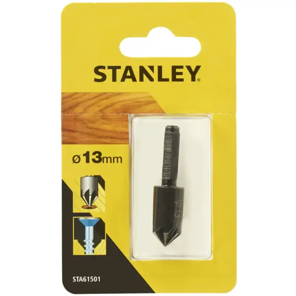 BDA1052 Stanley Countersink HEX Wood Bit 13mm
