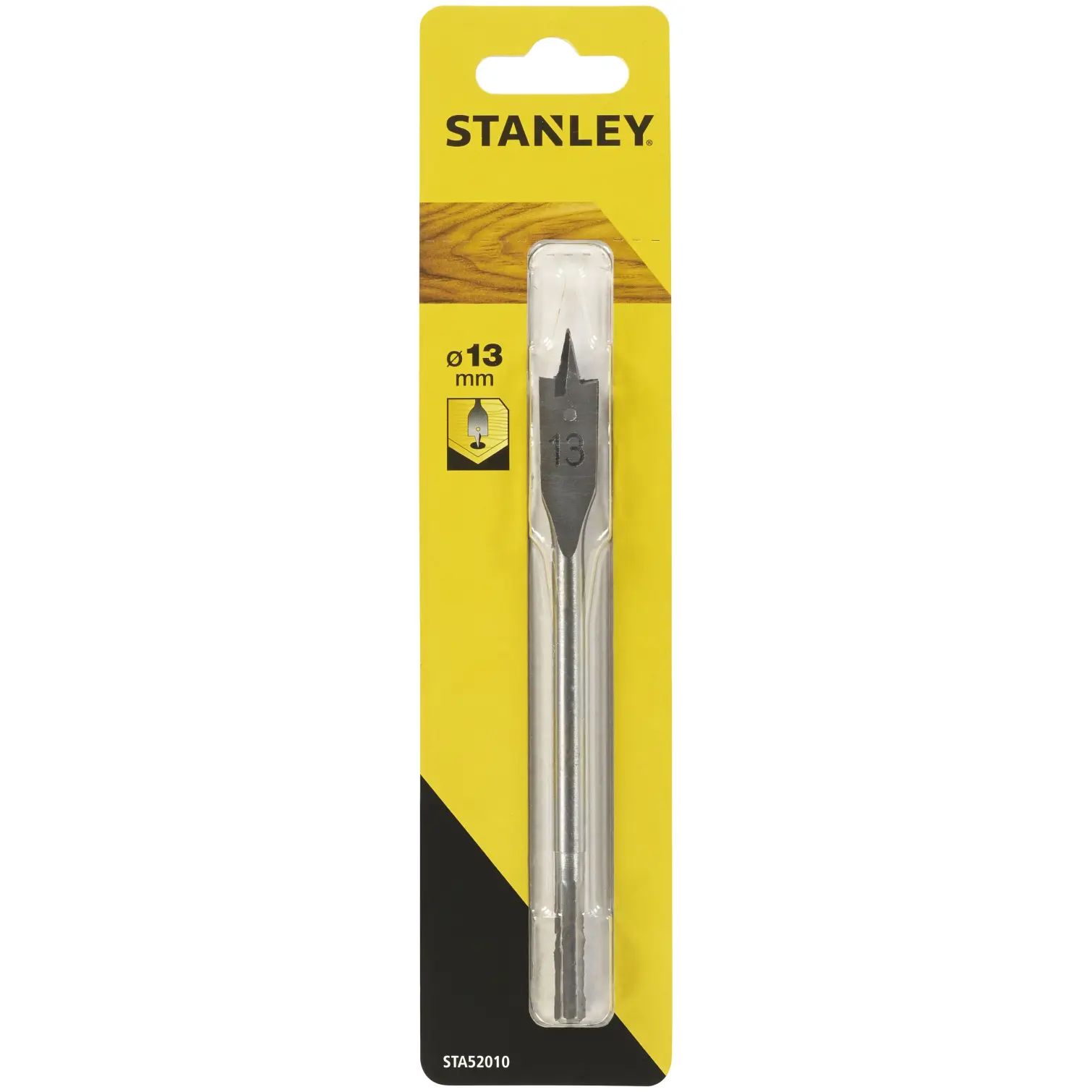 BDA1102 Stanley Flatwood Drill Bit 13mm x 154mm