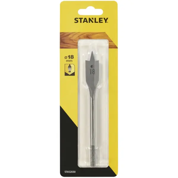 BDA1106 Stanley Flatwood Drill Bit 18mm x 154mm