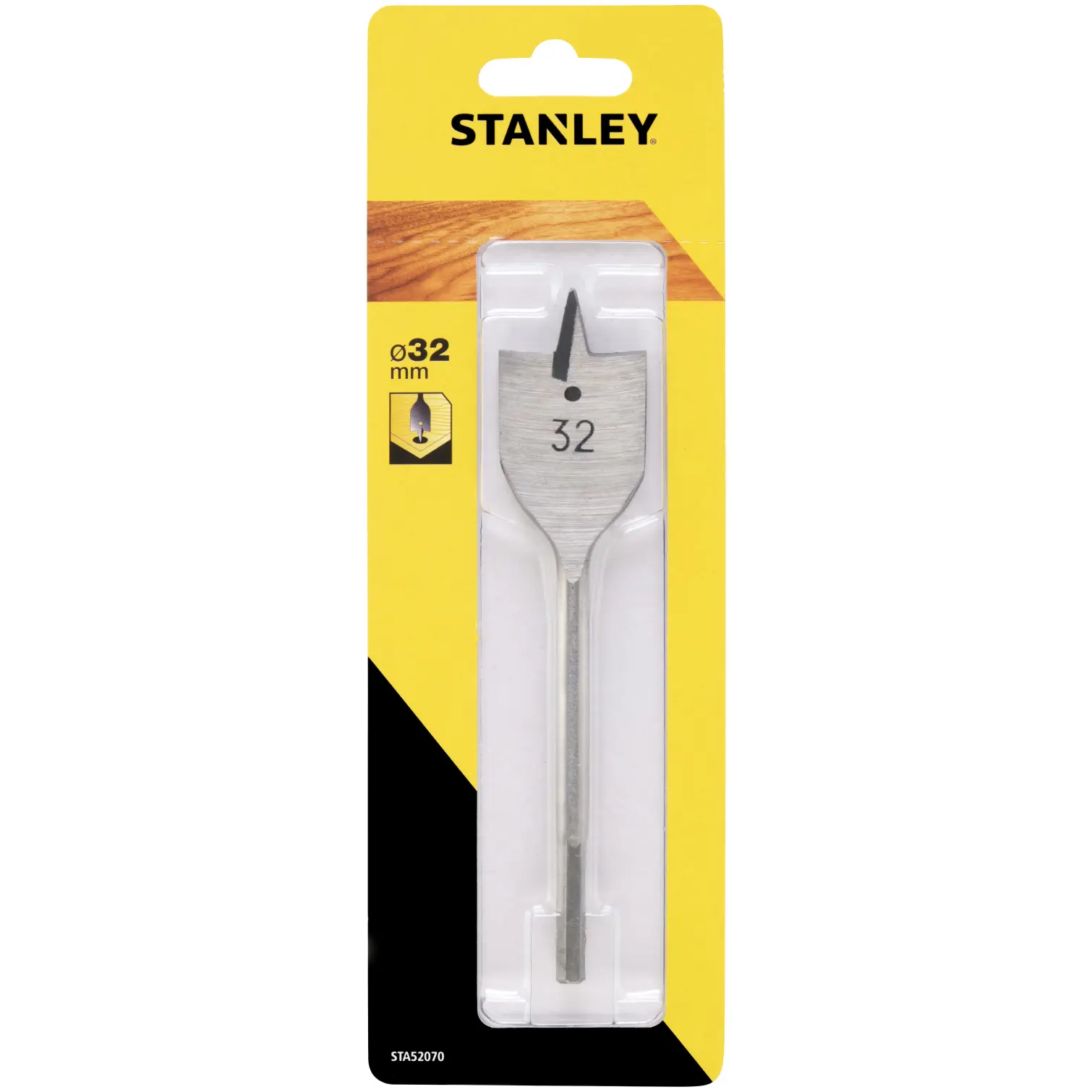 BDA1116 Stanley Flatwood Drill Bit 32mm x 154mm