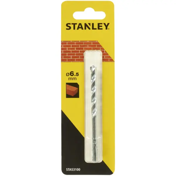 BDA1154 Stanley Masonry Drill Bit 6.5mm x 100mm