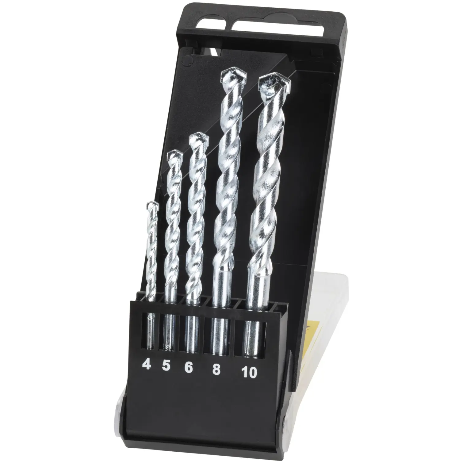 BDA1324_1 Stanley Masonry Drill Bit Set of 5 î4, 5, 6, 8, 10mm