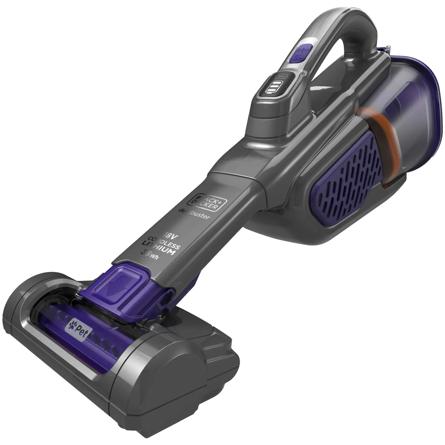 BDP0112_1 Black+Decker 18v Cordless Dustbuster