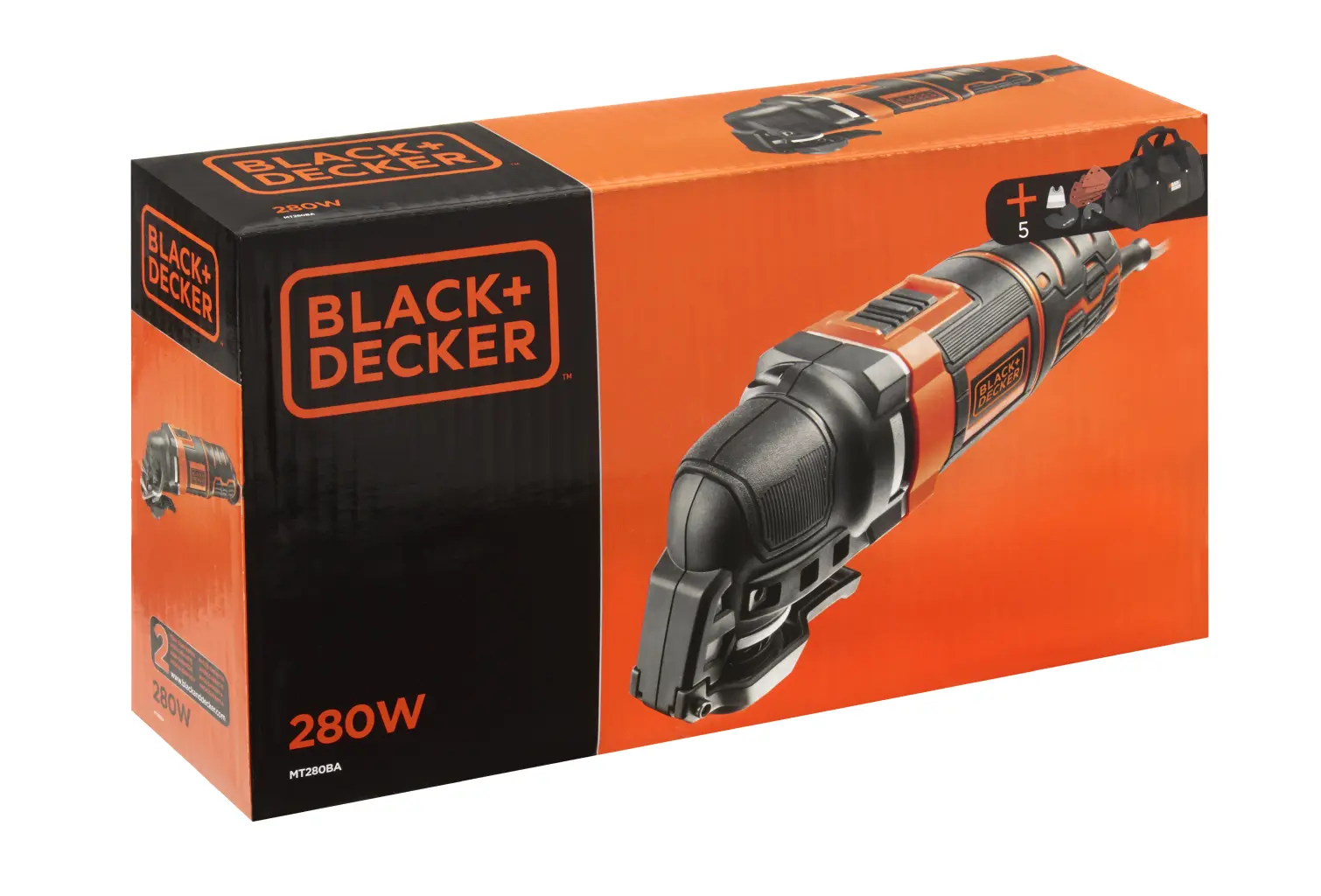 Black+Decker MT280BA Oscillating Multi-Tool 280W