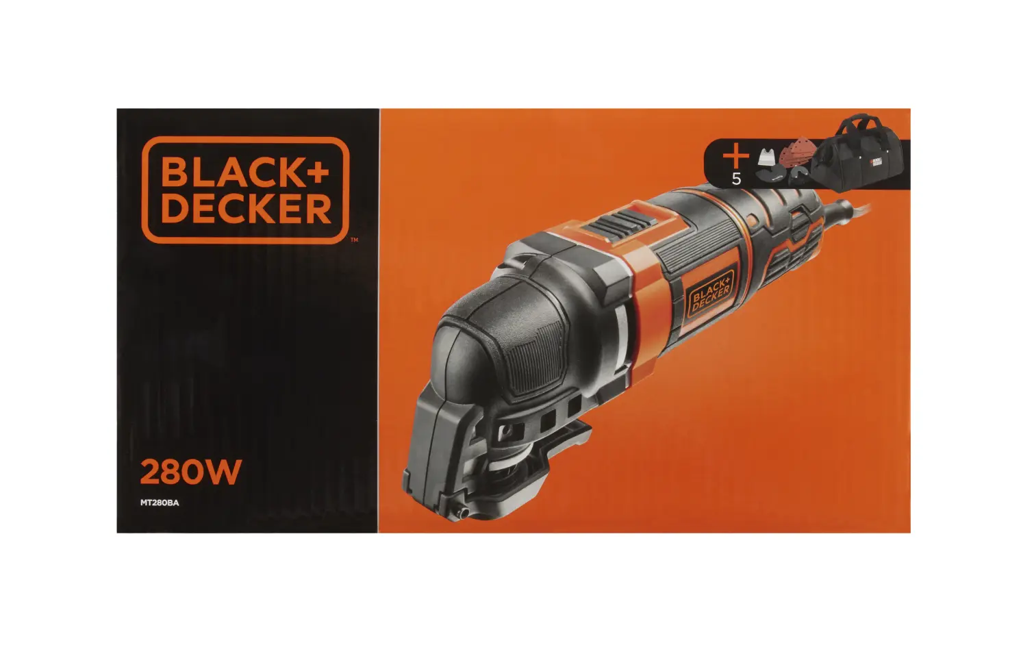 Black+Decker MT280BA Oscillating Multi-Tool 280W