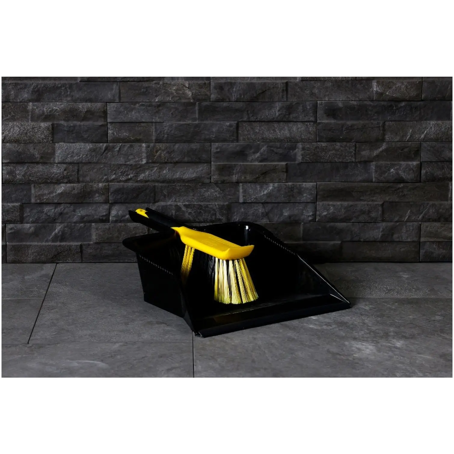 BEN0001_1 Bulldozer Heavy Duty Dustpan & Brush Set