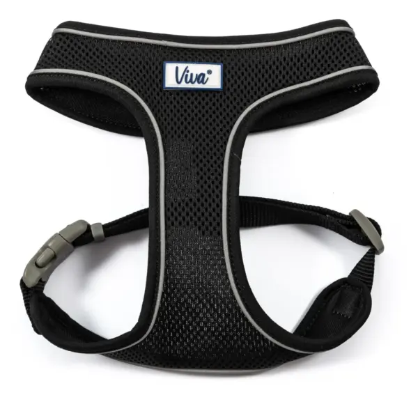 Ancol Viva Black Mesh Comfort Dog Harness Small 34-45cm