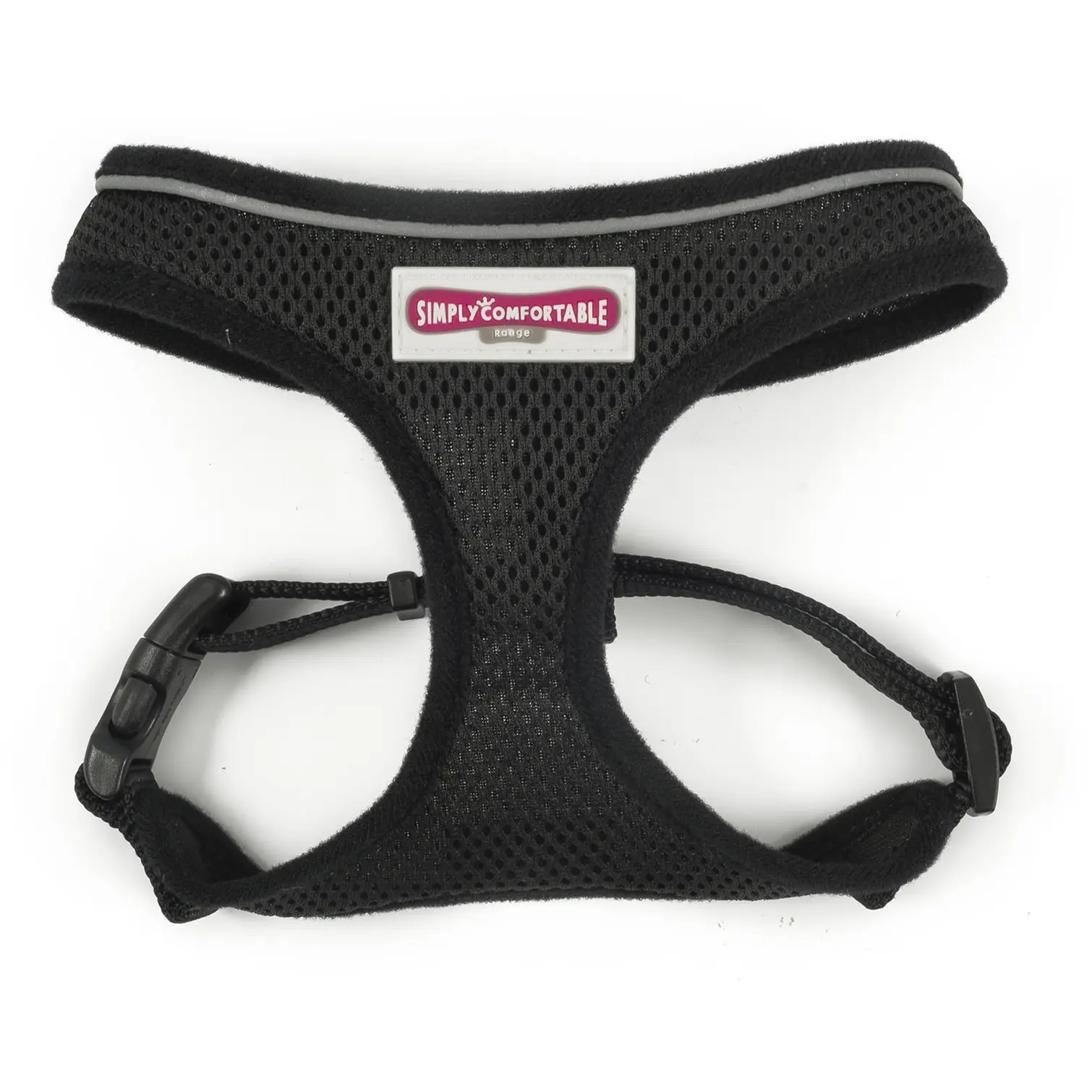 Ancol Viva Black Mesh Comfort Dog Harness Small 34-45cm