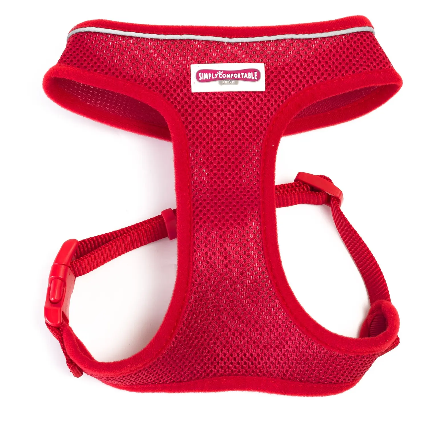 Ancol Viva Red Mesh Comfort Dog Harness Medium 44-57cm