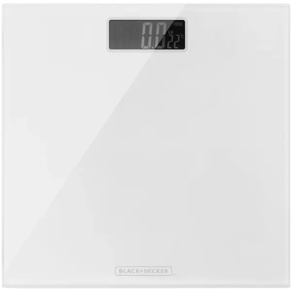Black+Decker Digital Bathroom Scales White