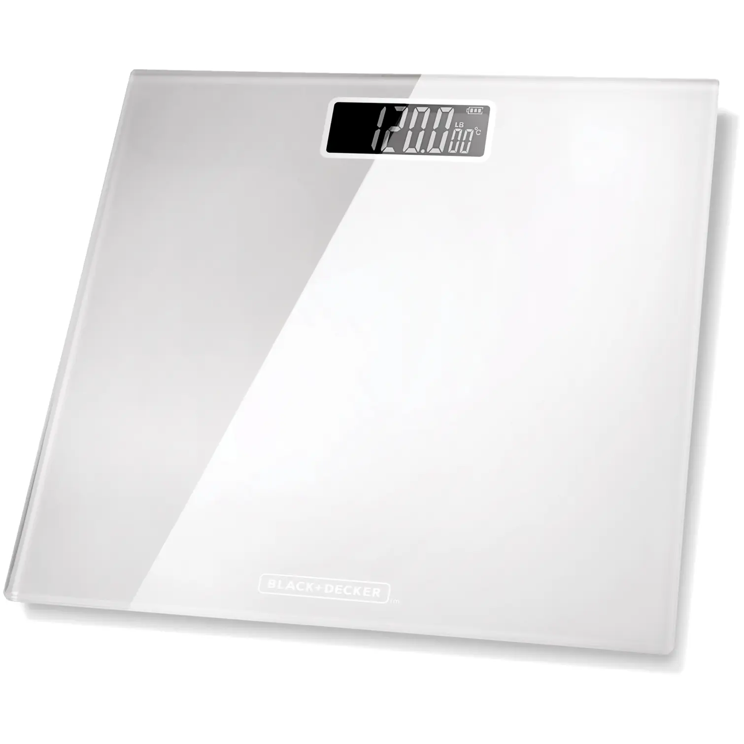 Black+Decker Digital Bathroom Scales White