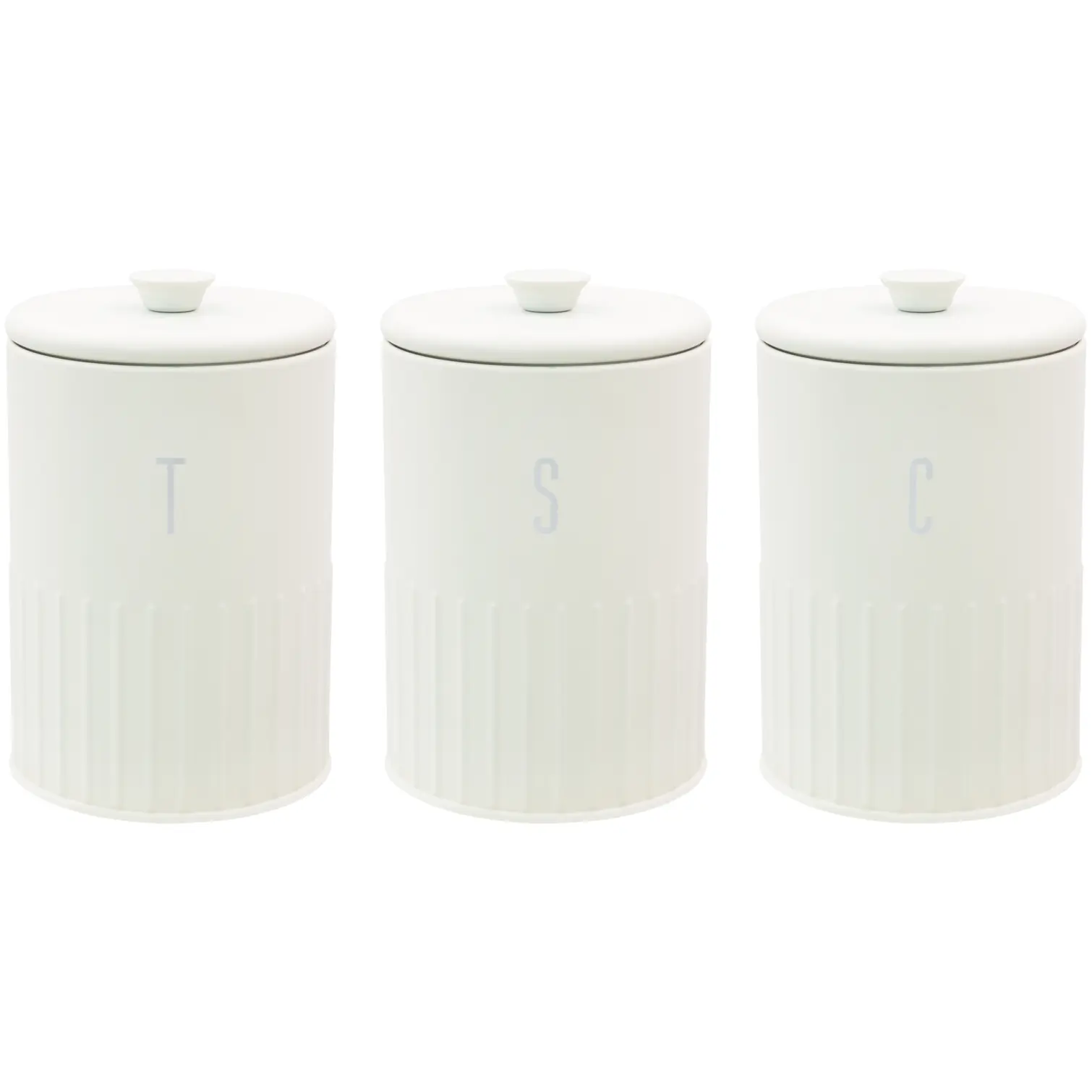 Blackmoor Tea,Coffee,Sugar & Bread Bin Set Ivory