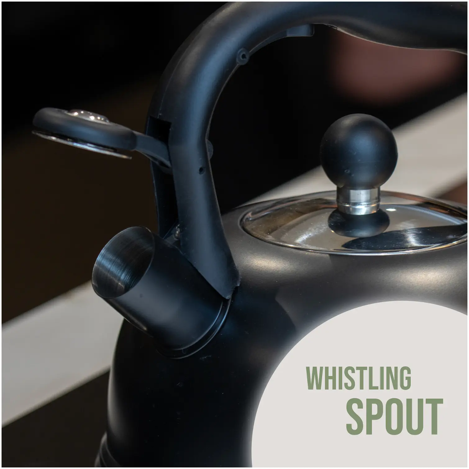 Blackmoor Stove Top Whistling Kettle 2.5 Litre Capacity