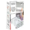 BKR0106_7 Black + Decker Vacuum Bag Extra Large 60 x 100cm - Pack of 3