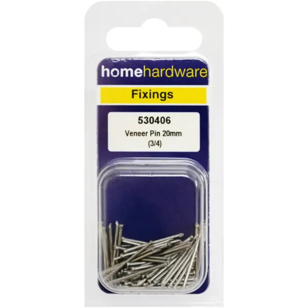 Home Hardware Carpenters Veneer Pins 19mm / 0.75"