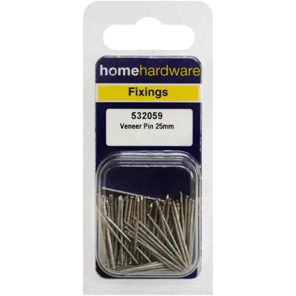 Home Hardware Carpenters Veneer Pins 25mm / 1"