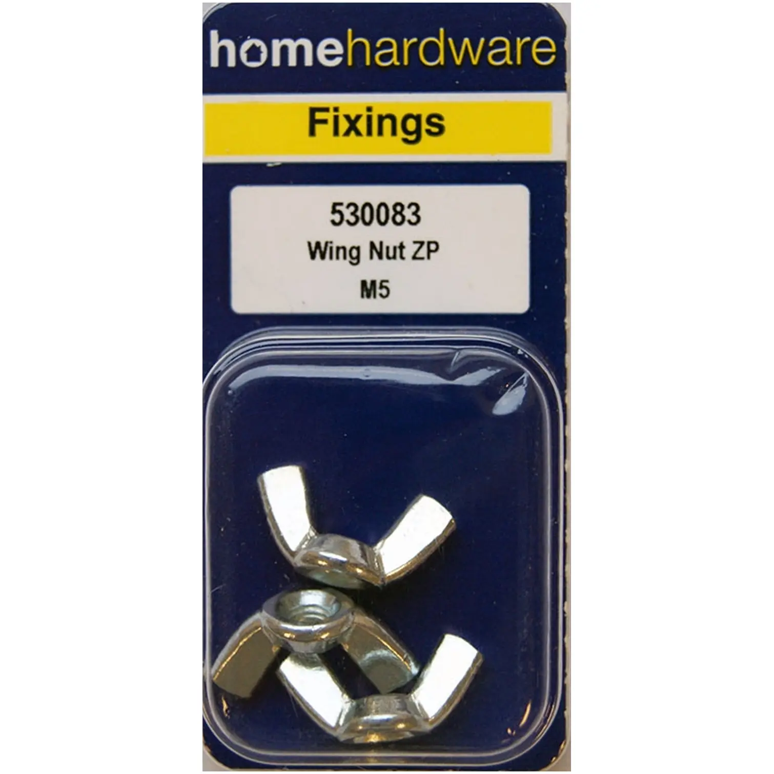 Home Hardware Wing Nuts BZP M5 pack of 3