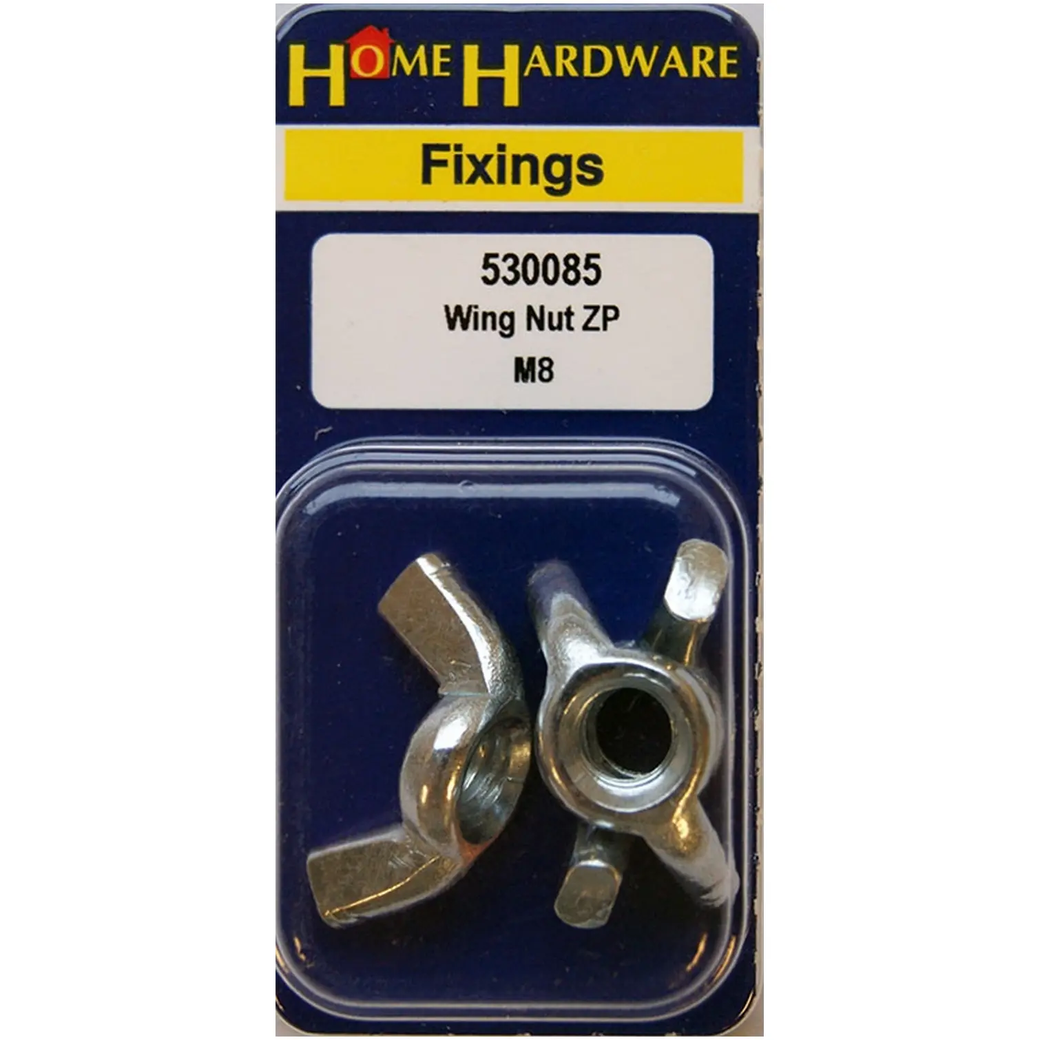 Home Hardware  Wing Nuts BZP M8 pack of 3