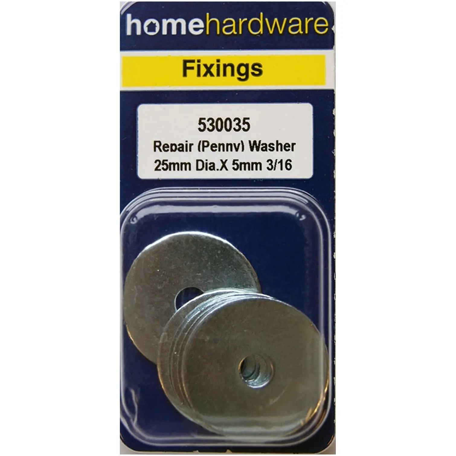Home Hardware  Repair Penny Washers Diameter 25mm Hole 5mm pack of 8