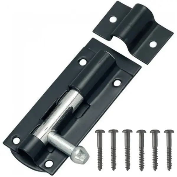 Best Heavy Duty Tower Bolt Black Japanned 75mm (3")