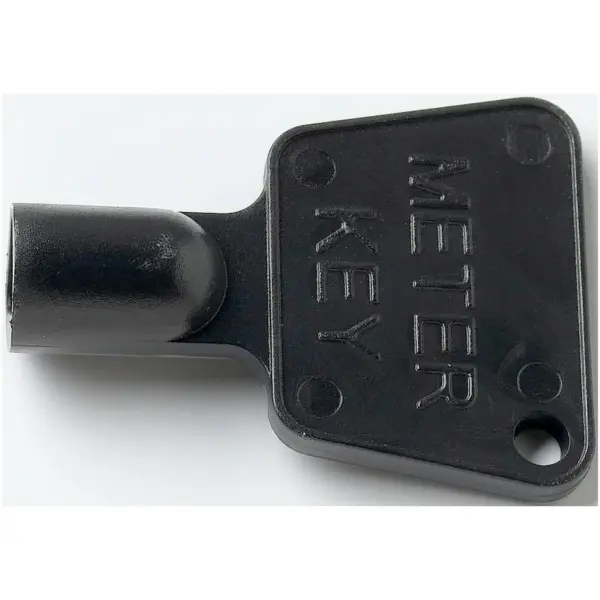BLK0700 Best Meter Box Key Black Plastic