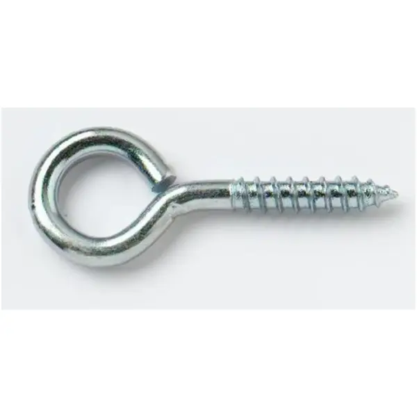 Best Screw Eyes BZP Steel 35mm - Pack of 8