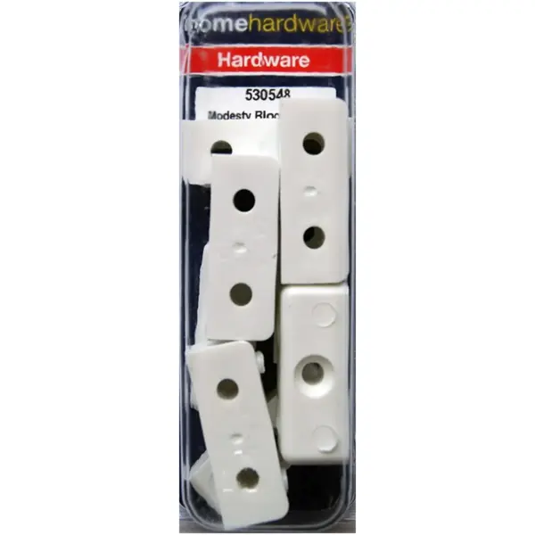 Home Hardware Modesty Block White Pack of 8