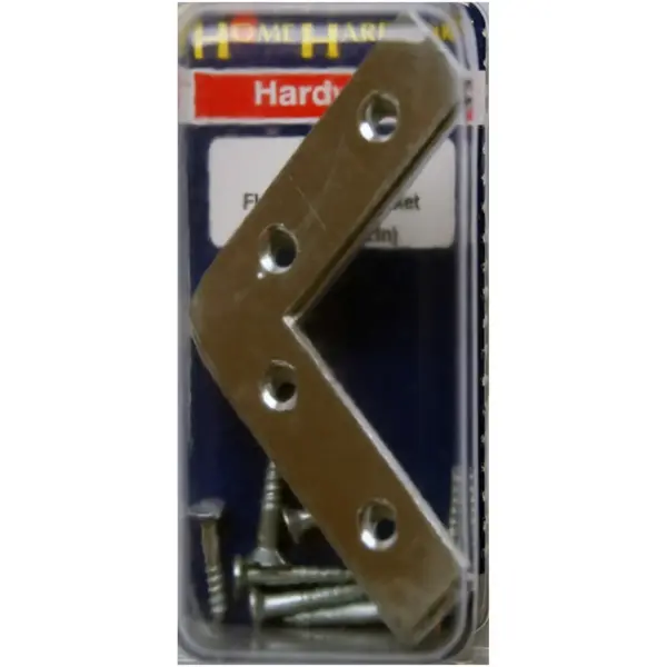 Home Hardware Corner Plates 50mm(2")  BZP