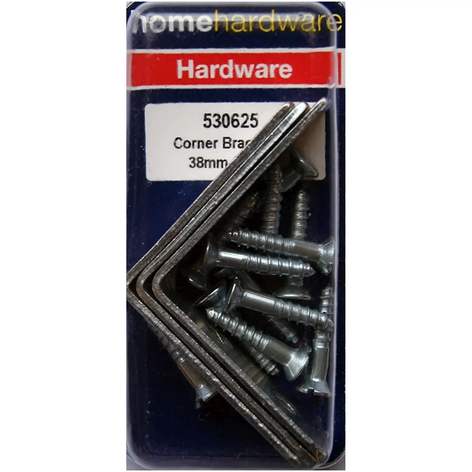 Home Hardware Corner Brace 38mm(1.5")  BZP