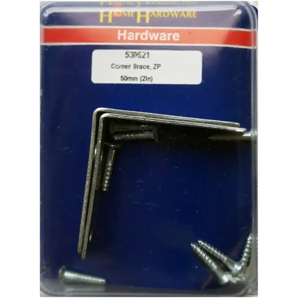 Home Hardware Corner Brace 50mm(2")  BZP