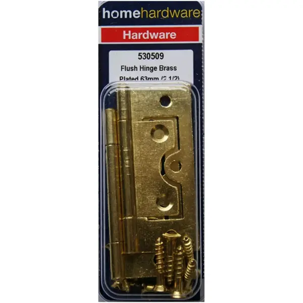 Home Hardware Flush Hinges 63mm(2.5") EB