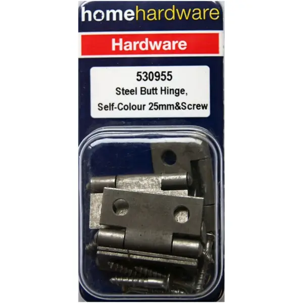 Home Hardware Butt Hinge 25mm(1") Steel