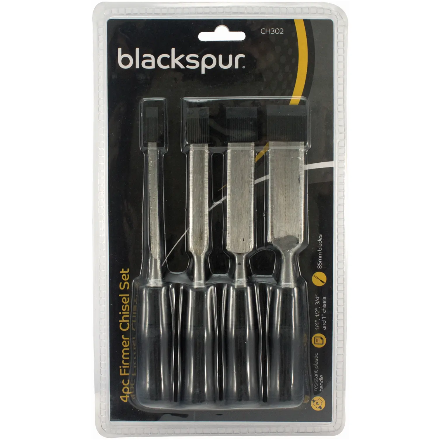 Blackspur 4pce Chisel Set