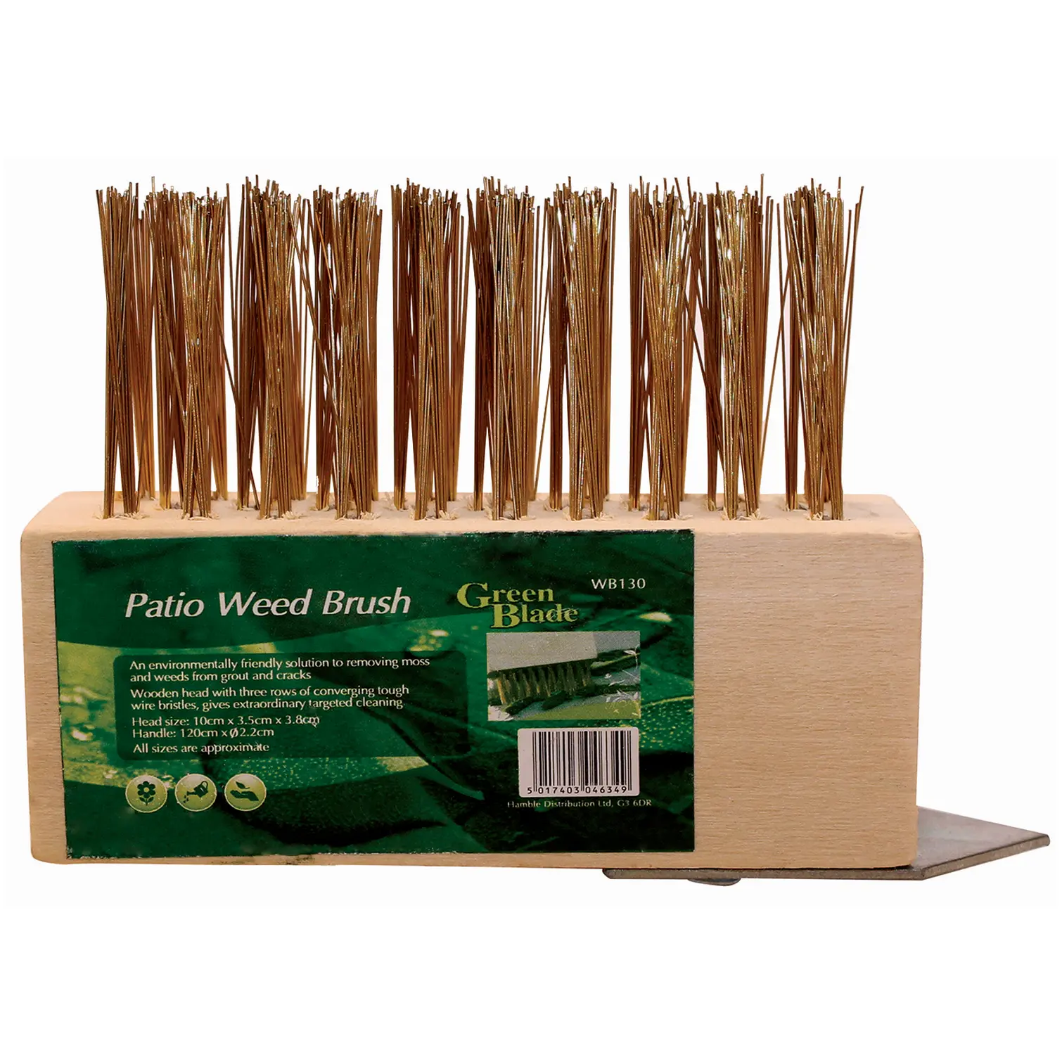 BLS0500 Green Blade Patio Weed Brush with Handle