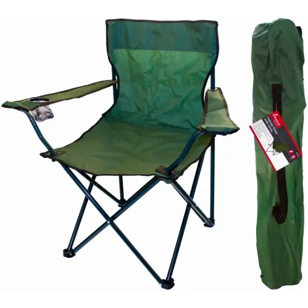 BLS0912 Redwood Folding Camping Chair Green