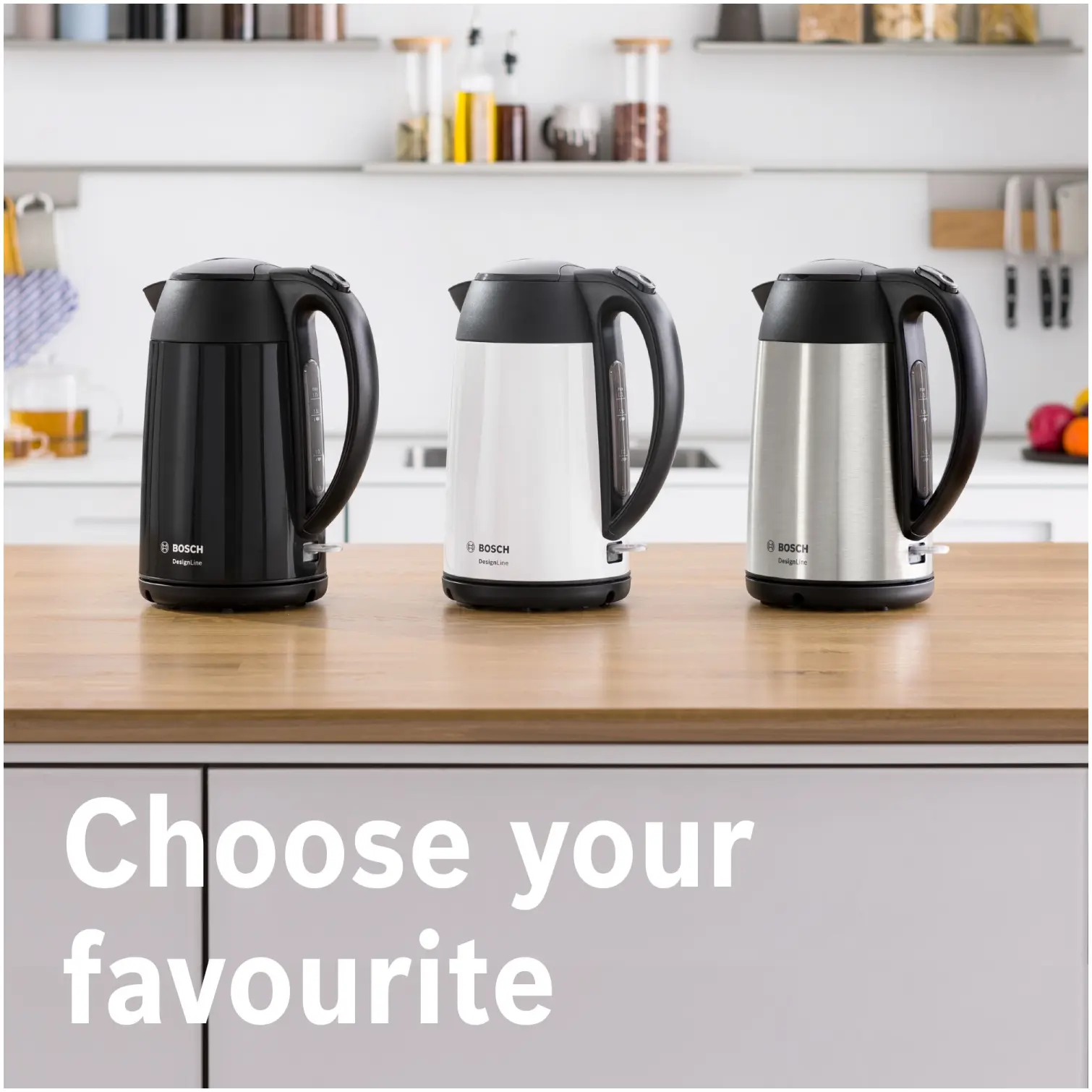 Bosch Jug Kettle Black
