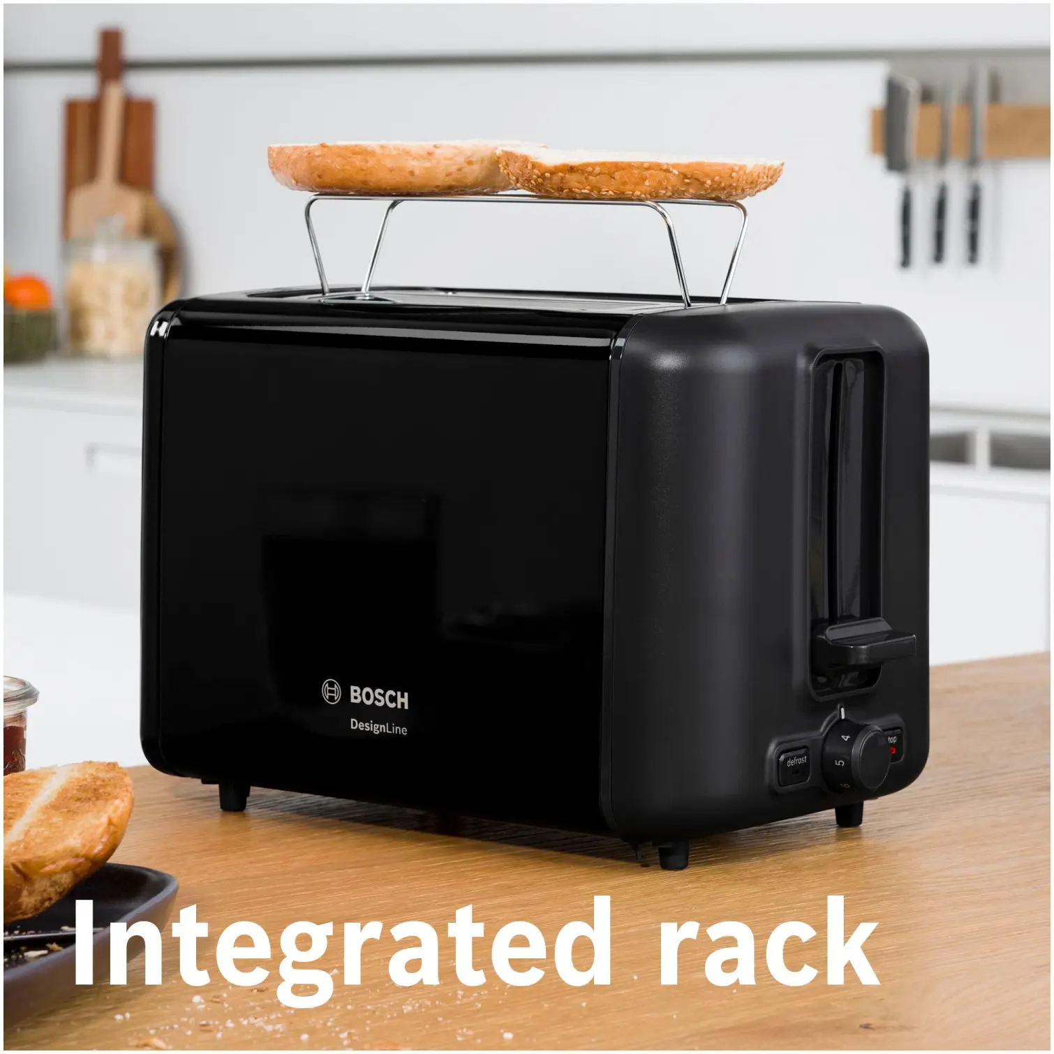 Bosch 2 Slice Toaster Black