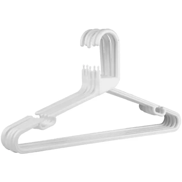 CDC0003 Plastic Coat Hangers 6Pk