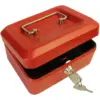 Cathedral Cash Box Red Width 152mm x Depth 115mm x Height 80mm